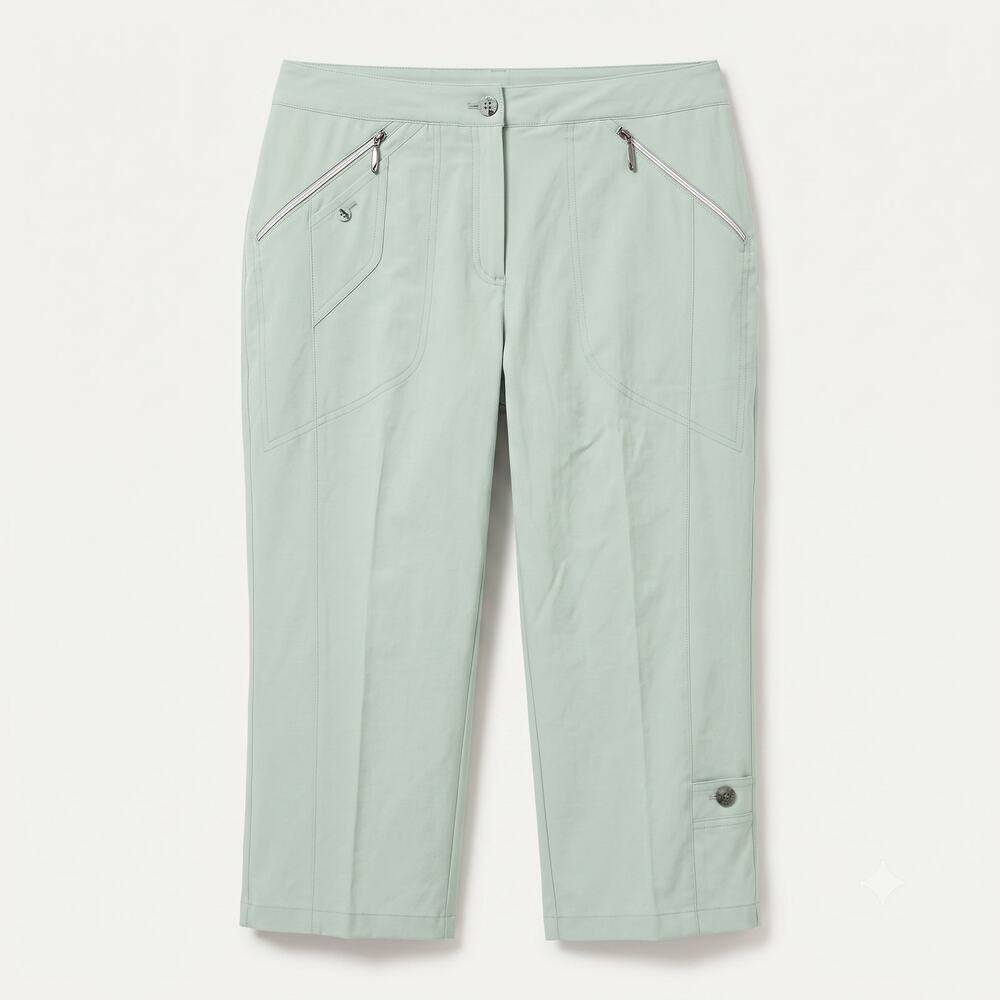 Jamie Sadock Women's 12 Preppy Old Money Coastal Resortwear Golf Bermuda Shorts